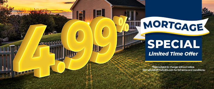 4.99% Mortgage Special on 1- and 5-Year Fixed Terms