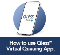 How to use QLess Virtual Queuing App